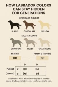 Read more about the article How Labrador Colors Can Stay Hidden for Generations
