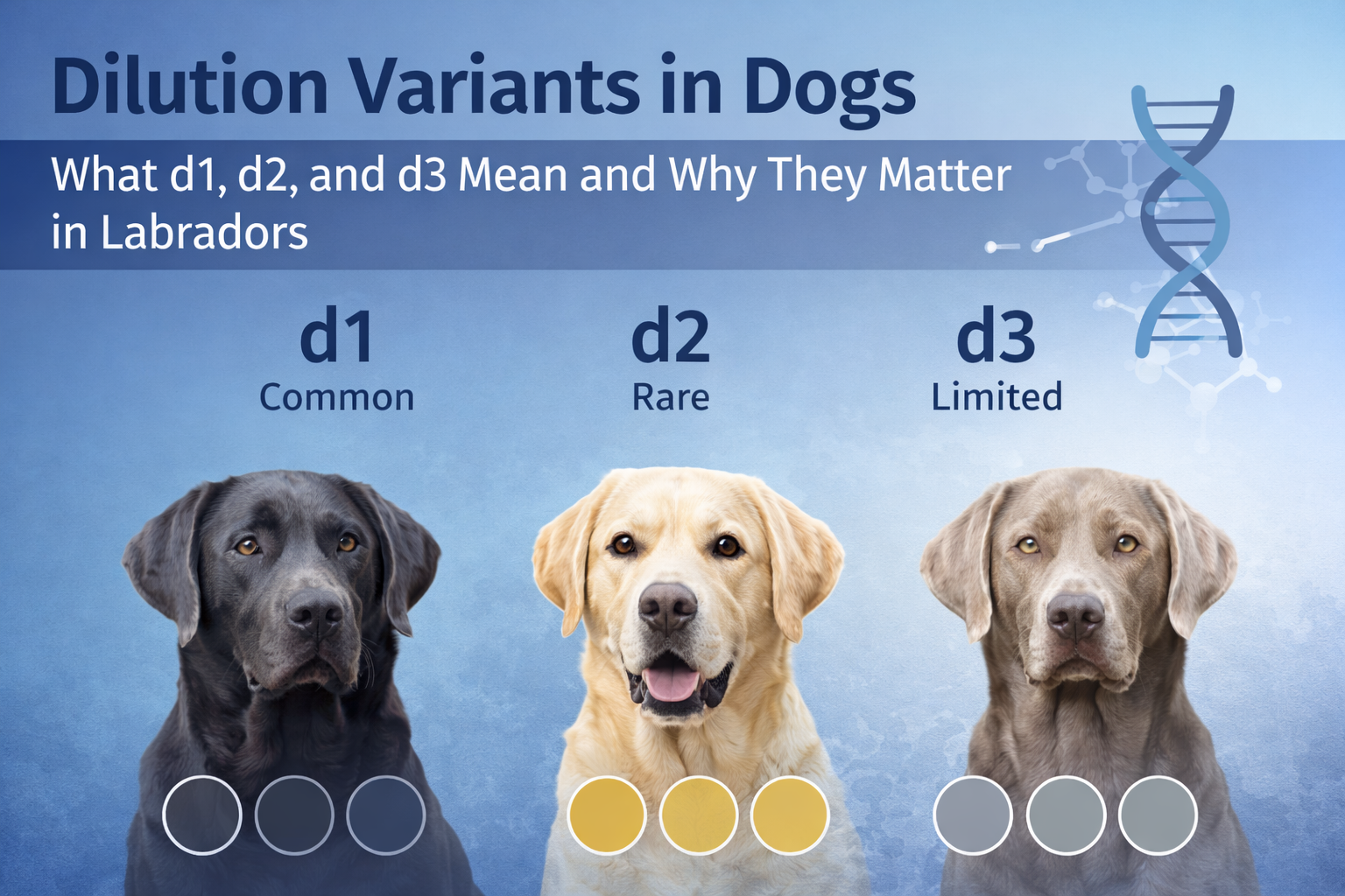 Dog Diff Types Dilution Variants in Dogs – Lab Pod Media – The Real Labrador Site