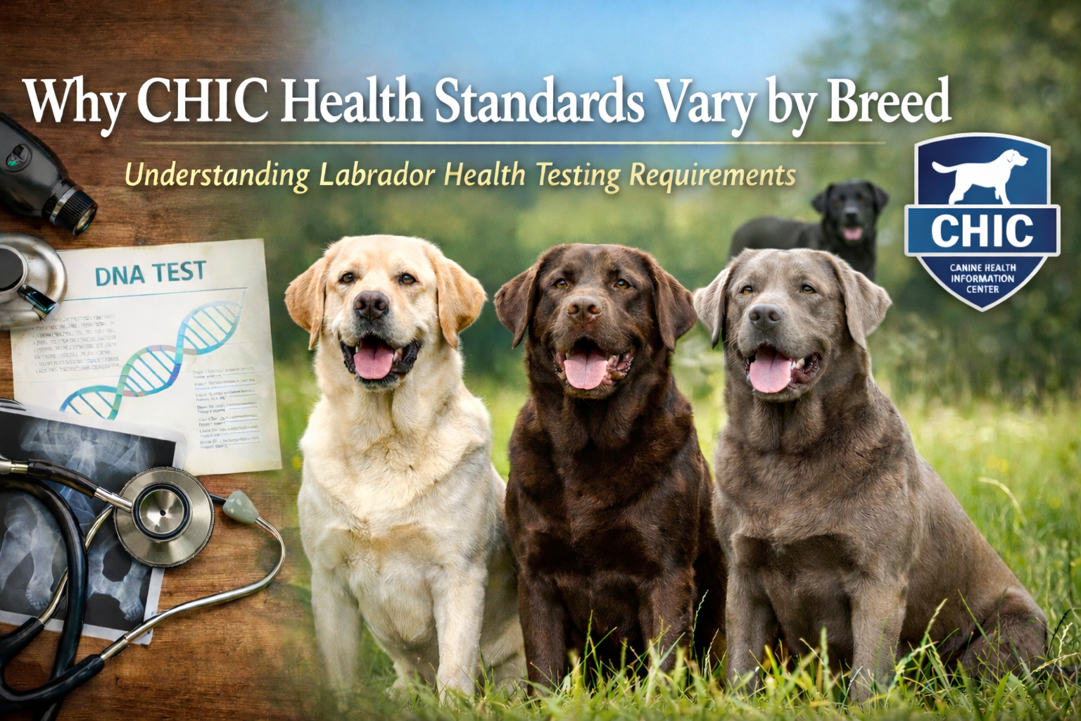 Why CHIC Health Standards Vary by Breed – Lab Pod Media – The Real ...